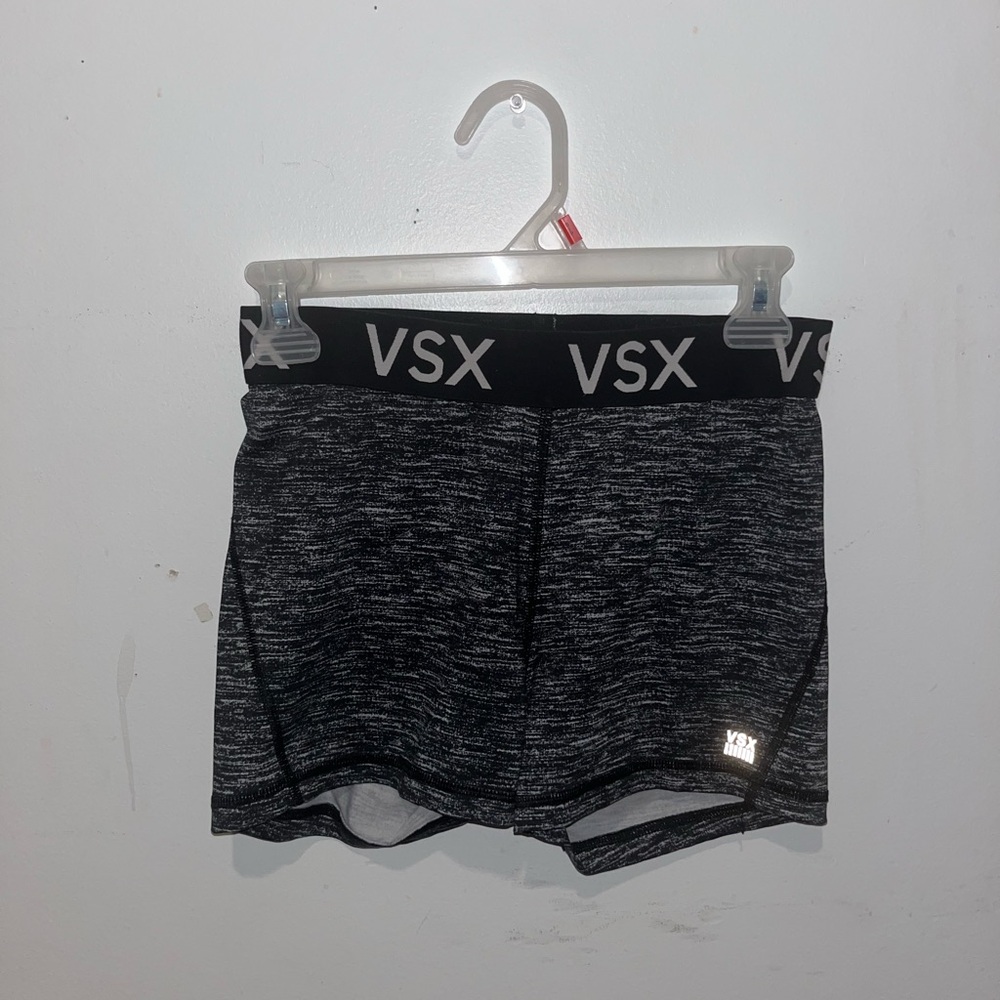 VSX Women's Heathered Black Athletic Shorts